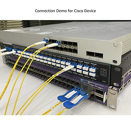 Image of 10GBASE-LRM SFP+ Optical Transceiver Module Compatible with Cisco SFP-10G-LRM 10G SFP+ 1310nm 220m DDM Duplex LC MMF