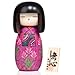 The Japanese Shop Muñeco Kokeshi de madera grande con kimono violeta