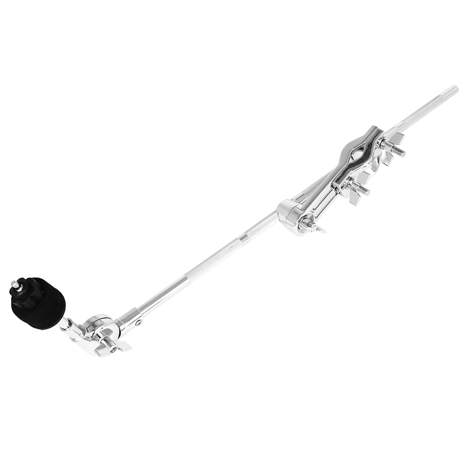 Abrazadera de extensión para montaje en rack de tambor, soporte de brazo ajustable con almohadilla de fieltro extraíble, accesorios de soporte
