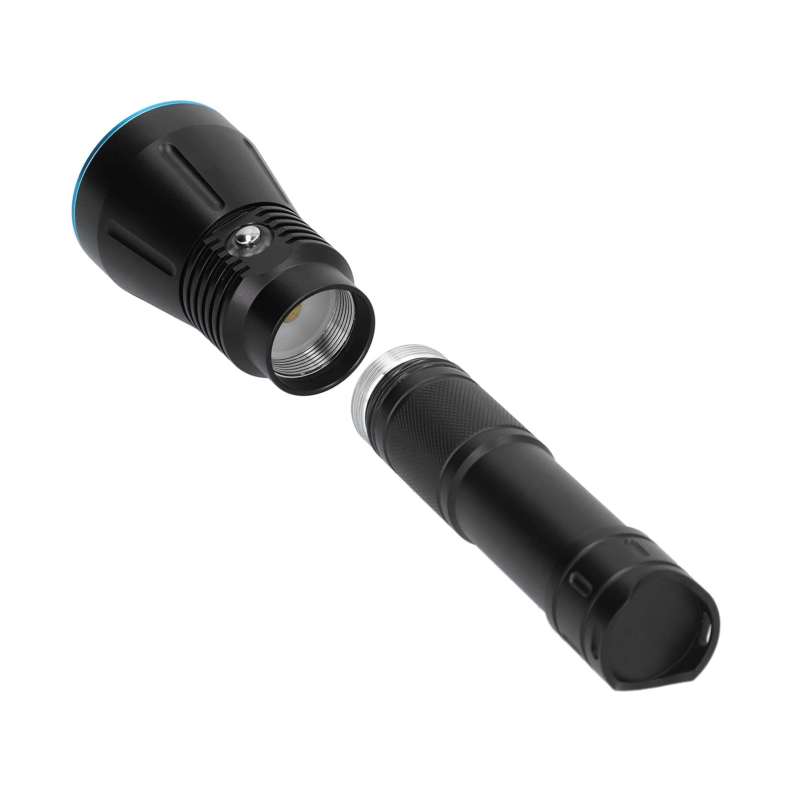 Hyuduo SST70 LED Nurkowa, 8000 Lumenów Latarka Ręczna