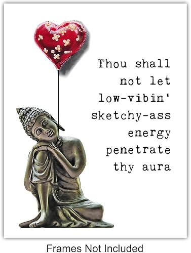 Miniatura 3 de Empowering Wall Decor LARGE 11x14 - Buddha Art for Women - Zen Wall Art - Yoga Wall Decor - New Age Spa Room Decor - Inspirational Gifts for Women -