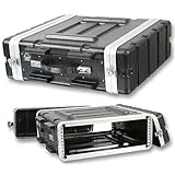 multicomp PRO Stackable 17' Depth, 19' ABS Rack Flight Case (3U)