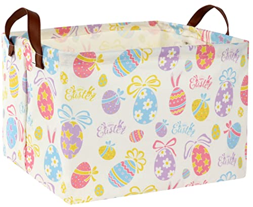 Image of Rectangular Kids Storage Bin Basket Organizer for Baby Room Decor & Easter Gifts