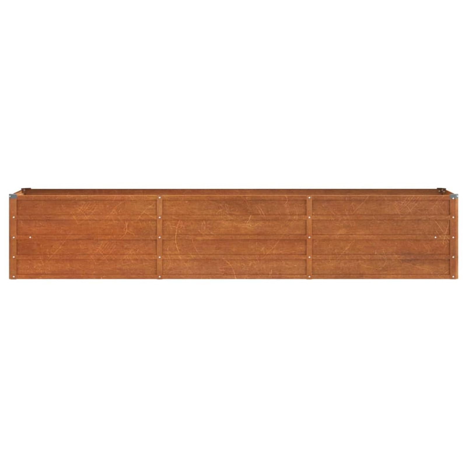 LAPOOH Jardinière Gris 240x40x45 cm Acier corten,Jardinières,Jardinieres Exterieur,Bac Jardiniere,Bac à Fleurs Extérieur,Jardinieres Balcon