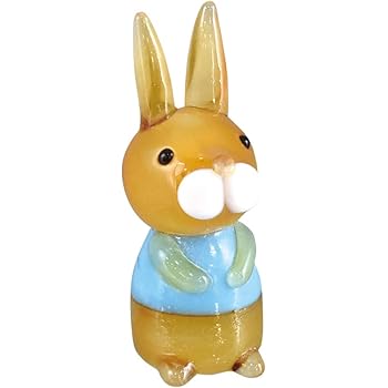 Amazon Co Jp フォーカート かわいい手作り ガラス細工 うさぎ ネサ ーラント ト ワーフ ブルー Ckk517 ホーム キッチン