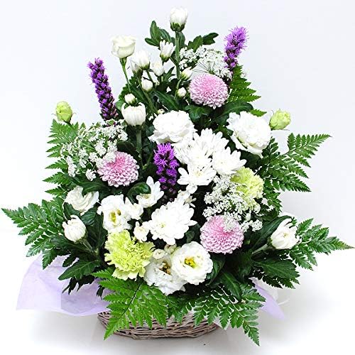 Amazon 花工房フラワーギフト お供え 仏花 お供えの花 アレンジメント サイズで選べる 色合いで選べる エーデルワイス 花工房 Mサイズ おまかせ フラワーアレンジメント オンライン通販