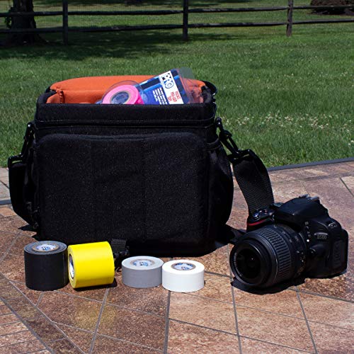 Pro Tapes Pocket Gaff Tape 1 Inch (24Mm) X 6 Yards Length Black Matte. Pocket Size Gaffers Tape. Made In The Usa. Holds Tight, Easy To Remove. #TOP4