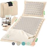 BACKLAXX® Tappetino Agopressione con Cuscino, Tappeto Agopressione Schiena