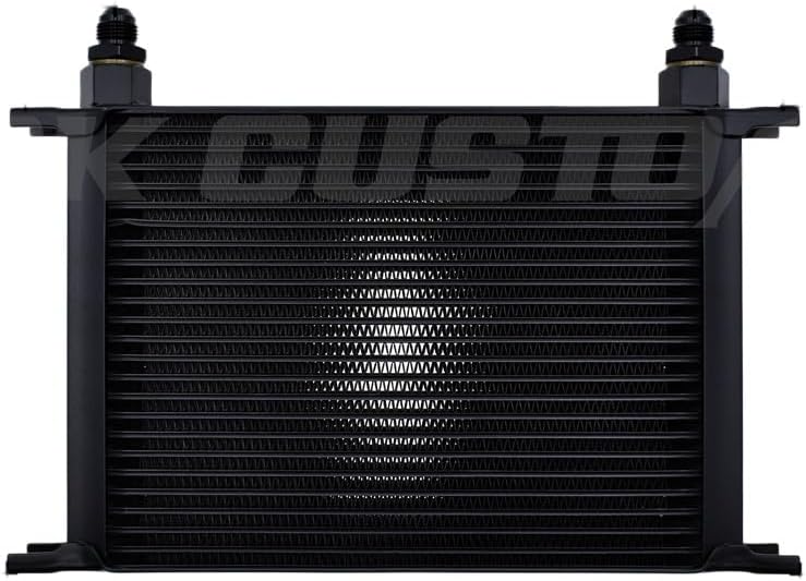 Aluminum Radiator Oil Cooler 10/13/16/19/25 Row AN8/AN10 British Type Engine Oil Cooler Gearbox Cooling (SK-000388-25-AN10-BK)
