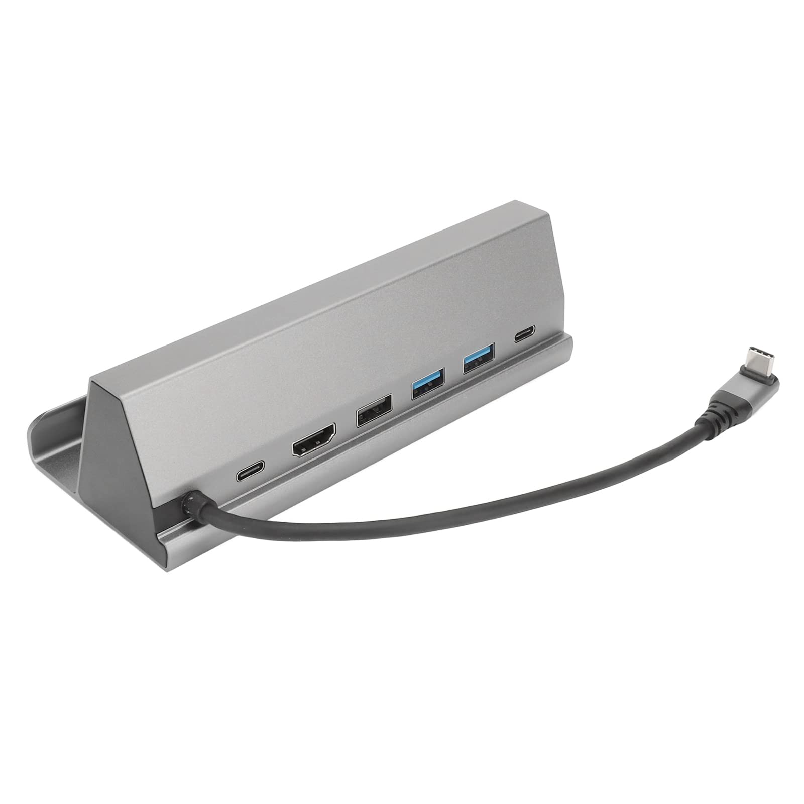 Sxhlseller Estación de Acoplamiento de Concentrador USB C 7 en 1, Adaptador USB C a HDMI, 2 USB 3.0, RJ45, USB 2.0, USB C, PD de 100 W, Adaptador Multipuerto USB C para DELL para HP para
