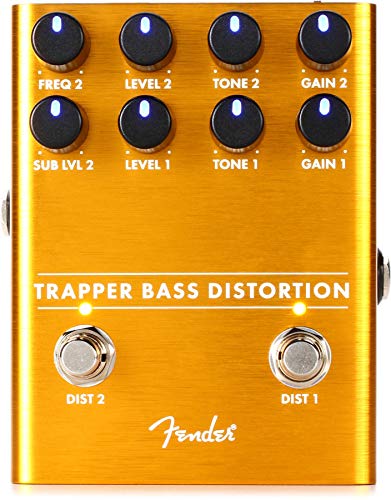 Fender® Trapper Bass Distortion Floor Effect Pedal for Bass