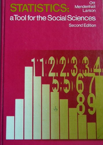 Statistics: A tool for the social sciences 087872155X Book Cover