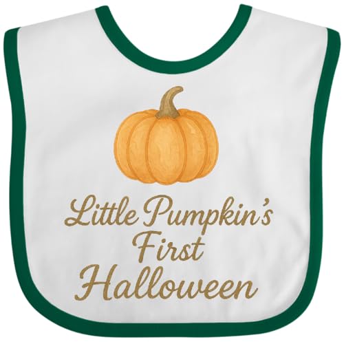 inktastic Little Pumpkin's First Halloween Baby Bib