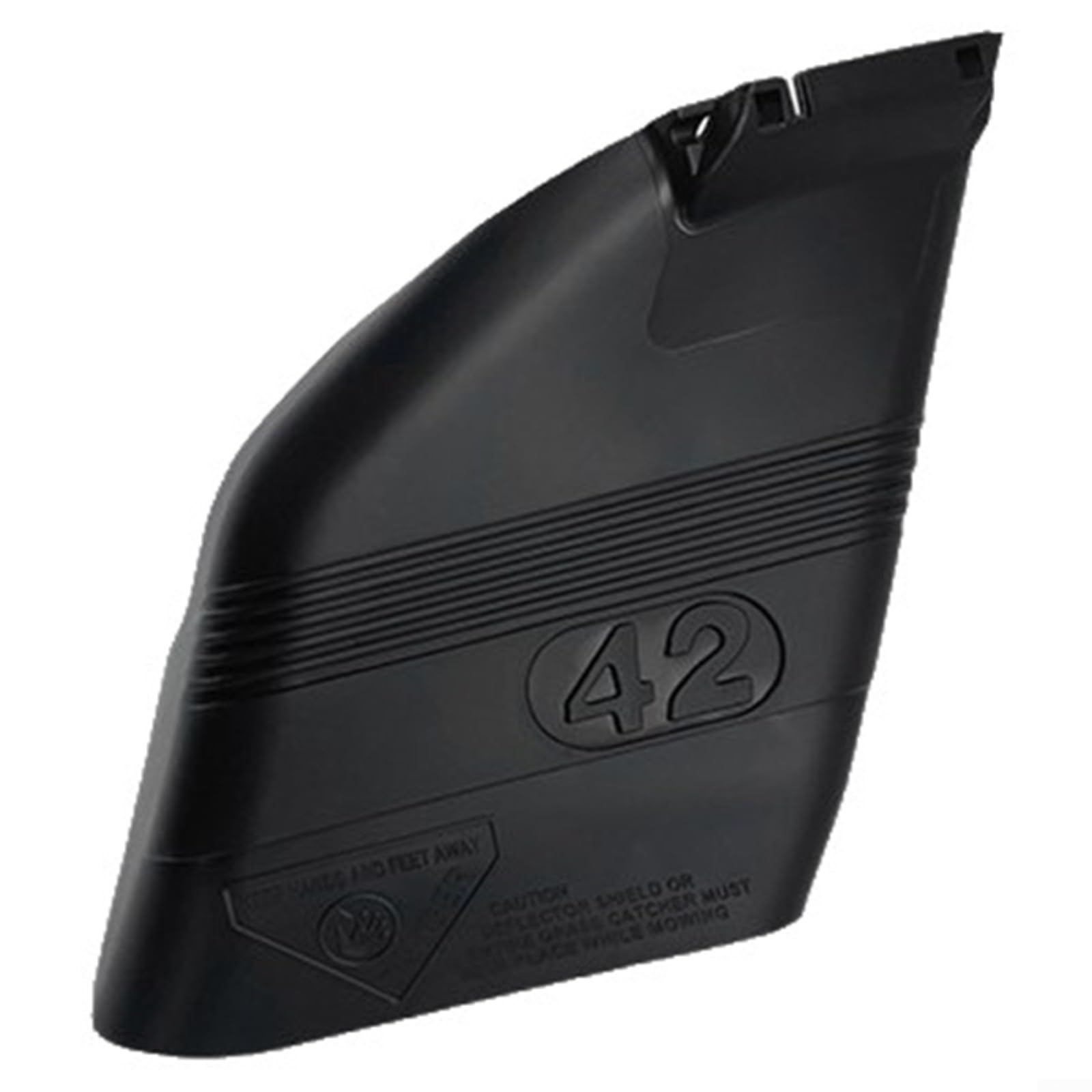 1 protection de déflecteur de pont de 106,7 cm pour tondeuses autoportées Craftsman modèle 130968 Accessoire de rechange avec matériel de montage Partie extérieure en plastique noir
