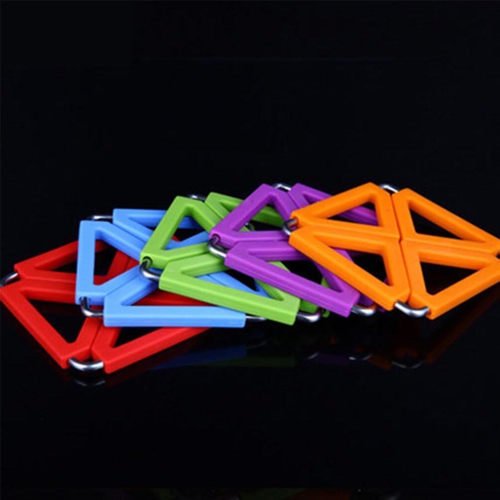 6pcs Foldable Table Pad Heat Resistant Silicone Stainless Steel Hot Pot Holder Non-Slip Square Bowl Mat for Countertops Mixed Color Coasters for Safe Cooking