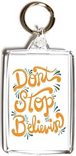 Don't Stop Believing - Double Sided Large Keyring