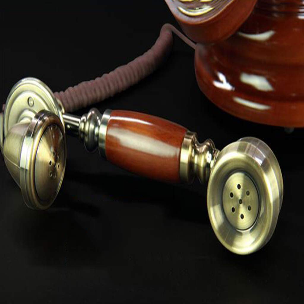 Telefon wiszący w stylu retro, dekoracja domu w stylu retro, lite drewno, antyczny, stacjonarny telefon przewodowy