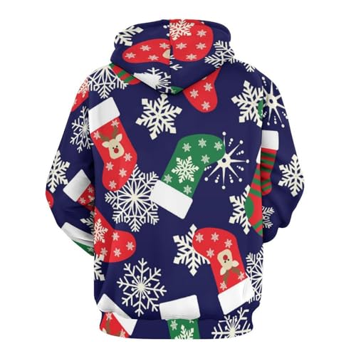 Sweatshirt de Noël pull à capuche mixte idée cadeau taille S - 3