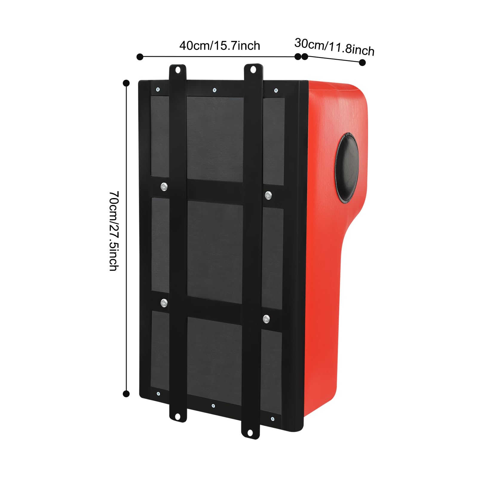 Wall Mount Punching Bag, Uppercut Punching Bag, Space-Saving Boxing Training Equipment, MMA Training Punching Boxing, Red