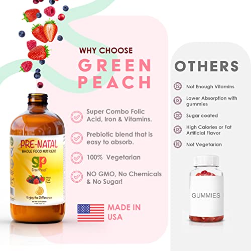 GreenPeach Organic Prenatal Liquid Multivitamin