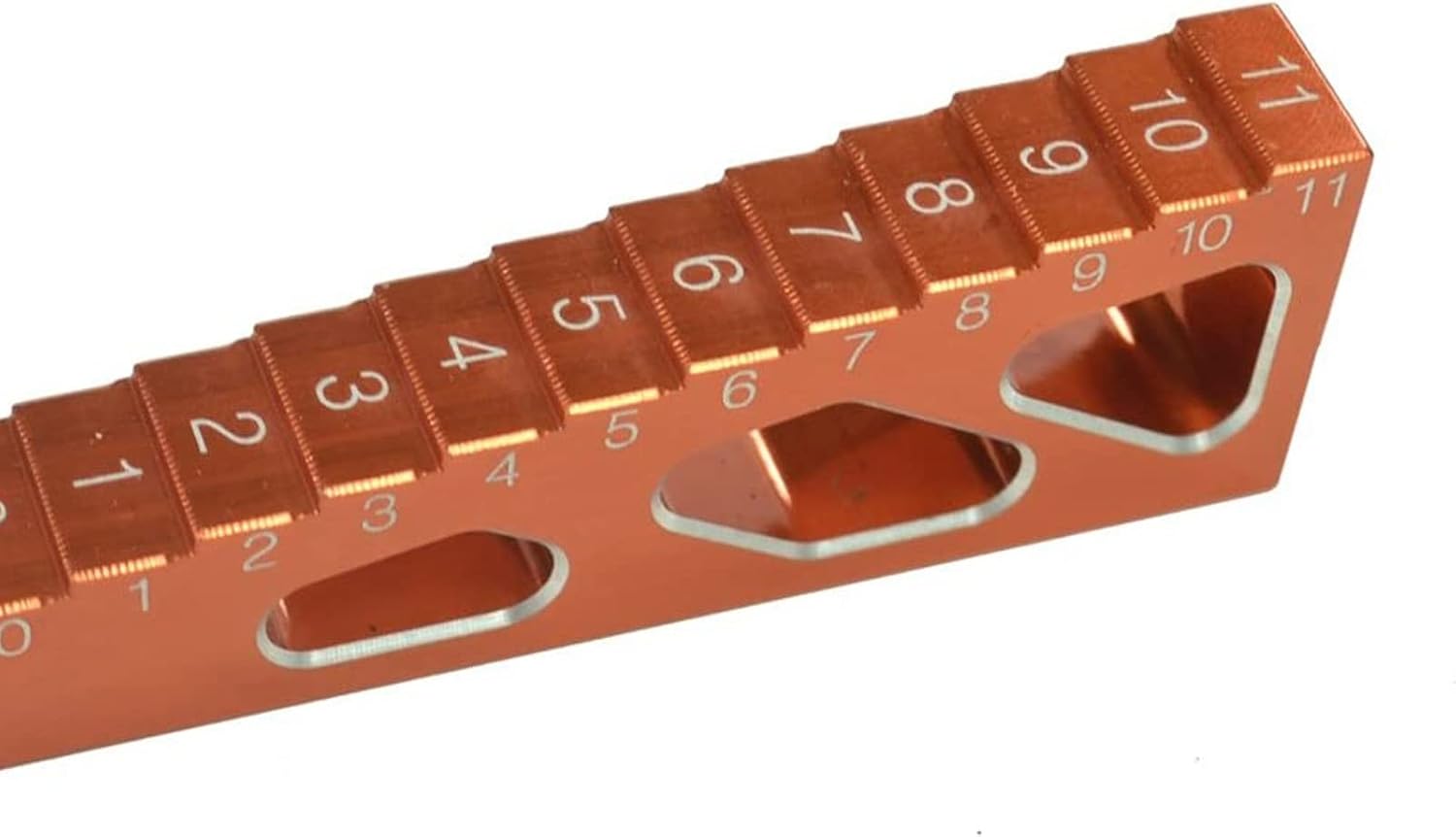 Portable Adjuster Ruler Height Gauge Measuring Tool Car Height Gauge Ride Height Droop For 1/10 Car Orange Droop Gauge