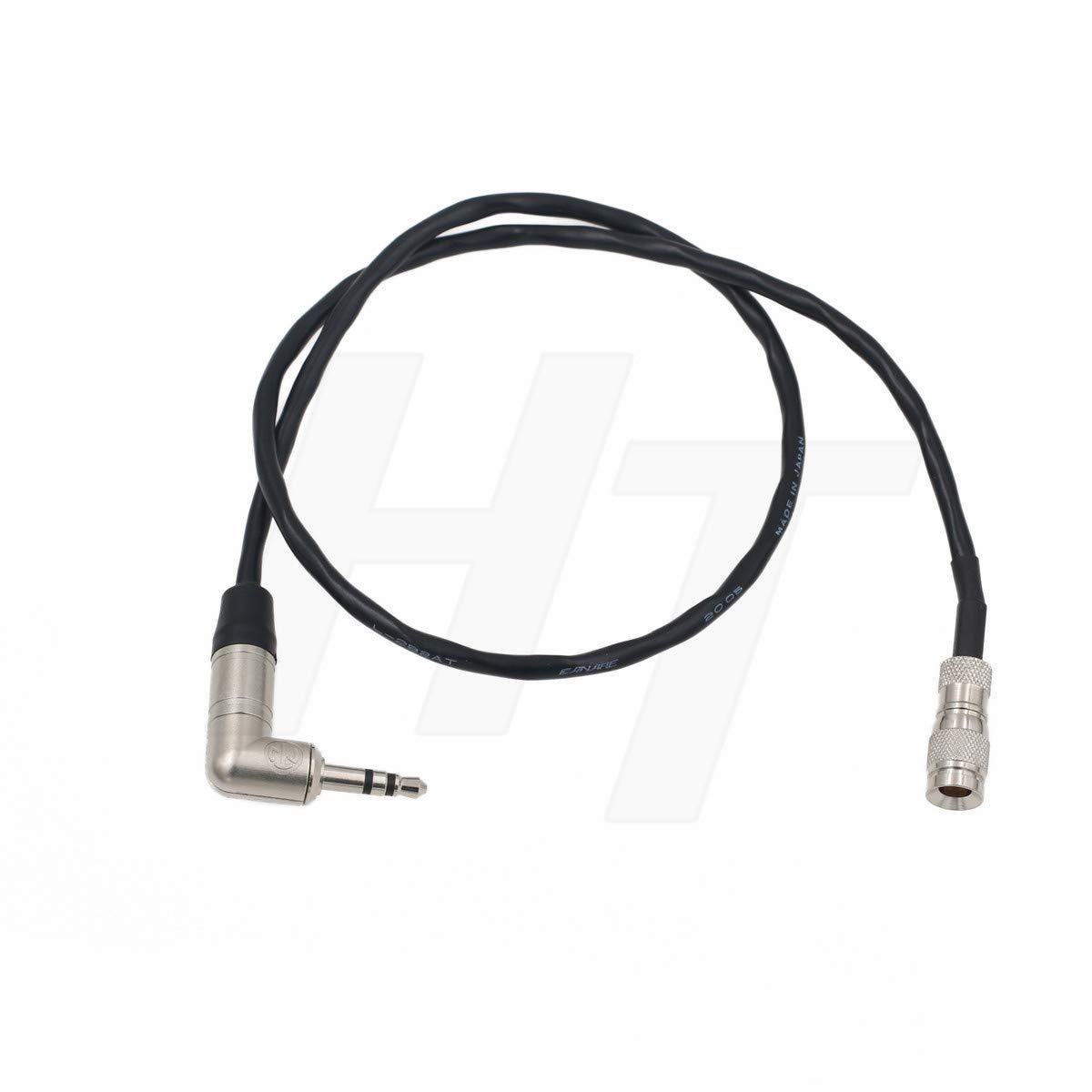 HangTon Timecode - Cable de cable para cámara réflex digital UltraSync ONE DIN1.0/2.3 a 90º 3.5mm (45 cm)