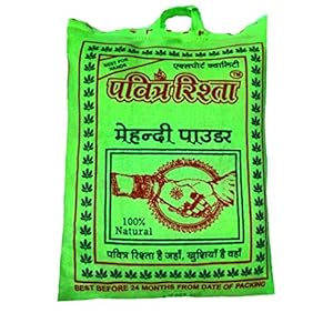 Pavitra Rishta Naturals 100% Pure Henna Powder (BODY ART) (cloth filtered)(500gm)