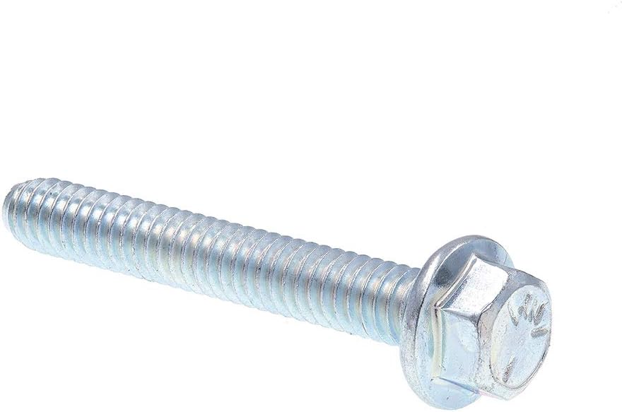 Prime-Line 9090722 Serrated Flange Bolts, 1/4 In.-20 X 1-3/4 In., Zinc Plated Case Hard (25 Pack)