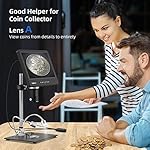 TOMLOV-DM601-HDMI-Digital-Microscope-for-Adults-3-Lens-Soldering-Microscope-Coin-Microscope-Full-View-Upgraded-7-IPS-Premium-Screen-2K-Video-Microscope-Camera-Biological-Microscope-Kit-64GB-SD