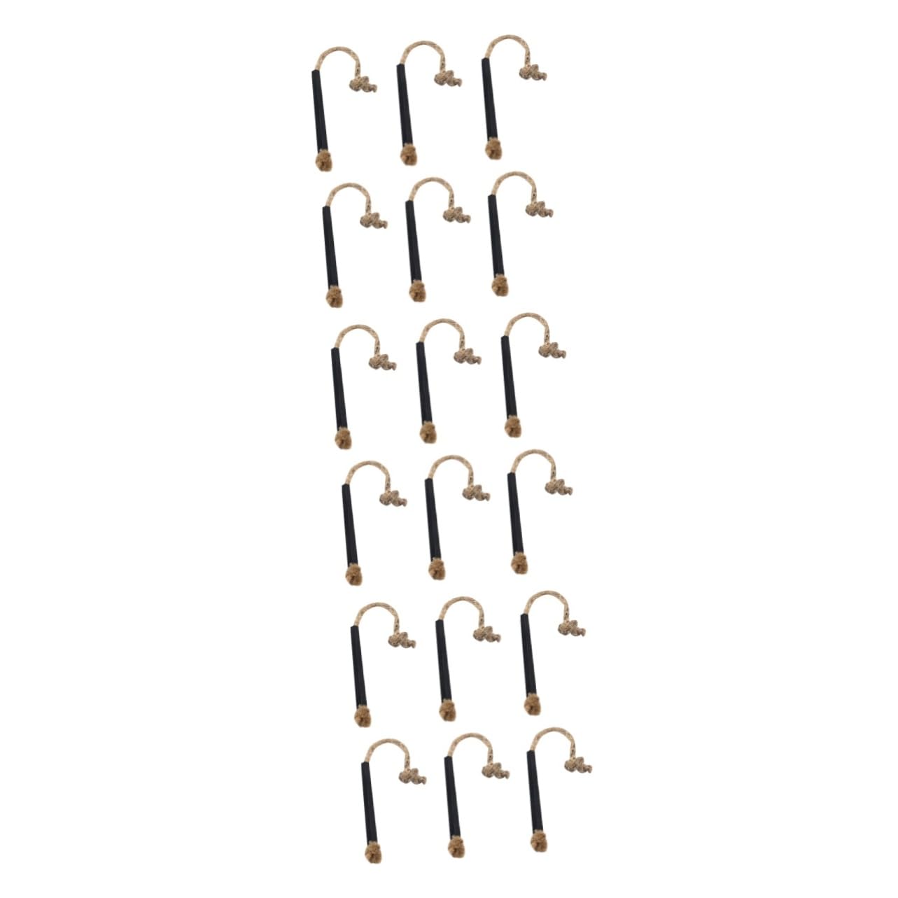 INOOMP 18pièces Corde Allumage De Survie Tube Cordes De Camping Pratiques pour Usage Extérieur Résistantes Aux Intempéries Et Légères