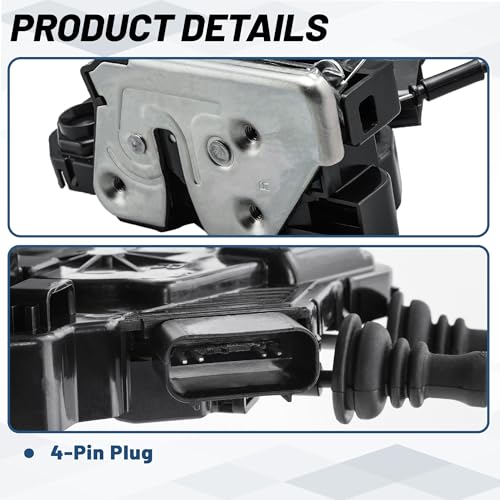 Image of KELOKE Door Latch Lock Actuator Compatible with Hyundai Elantra 2011 2012 2013 2014 2015 2016, Front Right Passenger Side, Replace# SM2539 81320-3X010