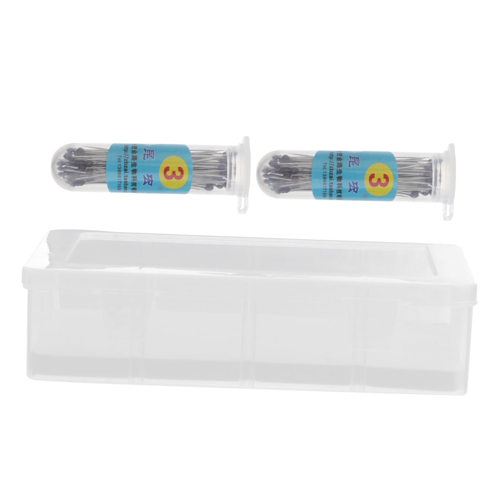 SOLUSTRE High Transparency Plant Specimen Box Portable Insect Display Case Needle for Education Tool