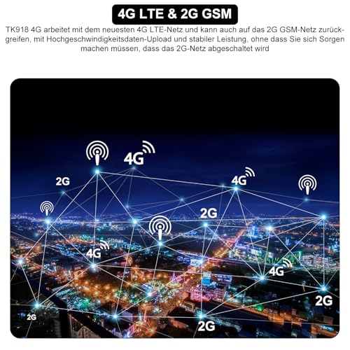 TKMARS 4G GPS Tracker Auto GPS Tracker Ohne ABO 20000mah,Standby-Zeit Von 240 Tagen mit Kostenloser App, Stark Magnetisch und Wasserdicht