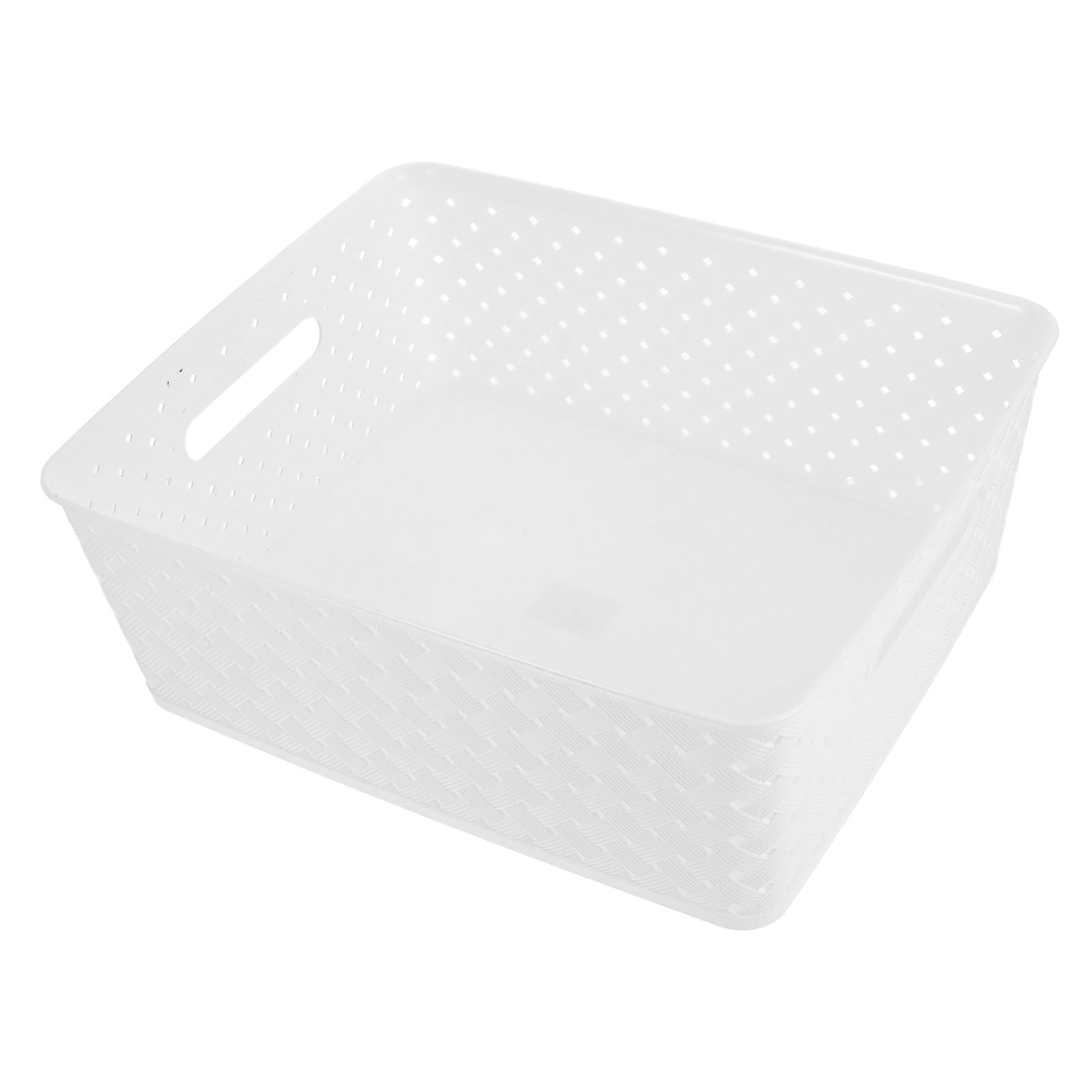 Cesta organizador flexible de plástico para optimizar armarios y encimeras de cocina