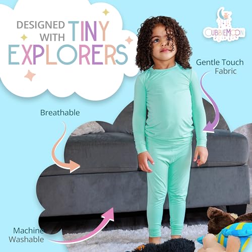 Toddler Pajamas Set 2 Piece Soft Bamboo Viscose Girls and Boys Pajamas for Kids perfect for Sleep and Play 2 pack4