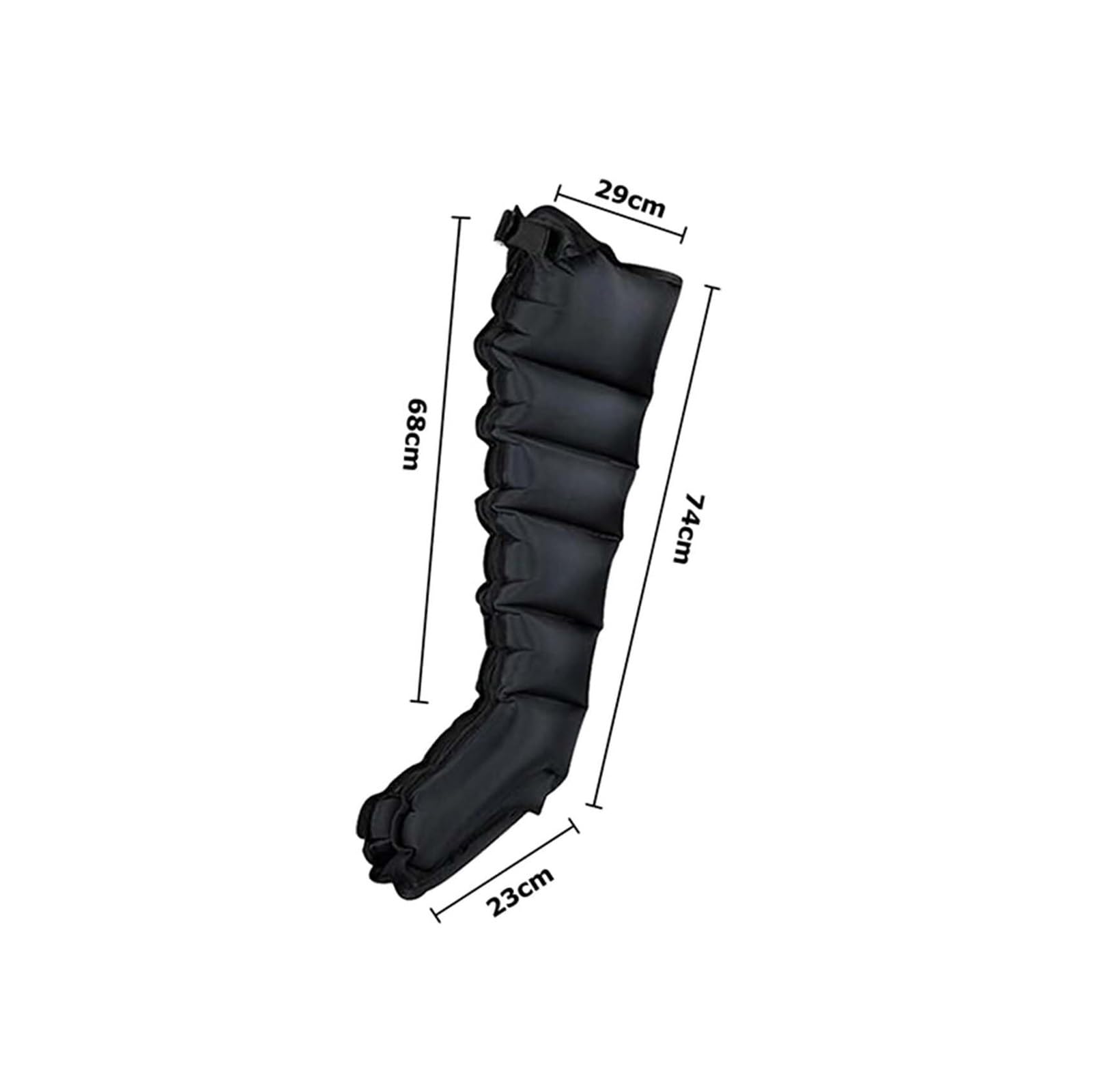 Masajeador de Piernas con Compresión de Aire, Botas de Compresión para Mejorar la Circulación Muscular Drenaje Linfático para Casa 6 Cavidades Eléctrica