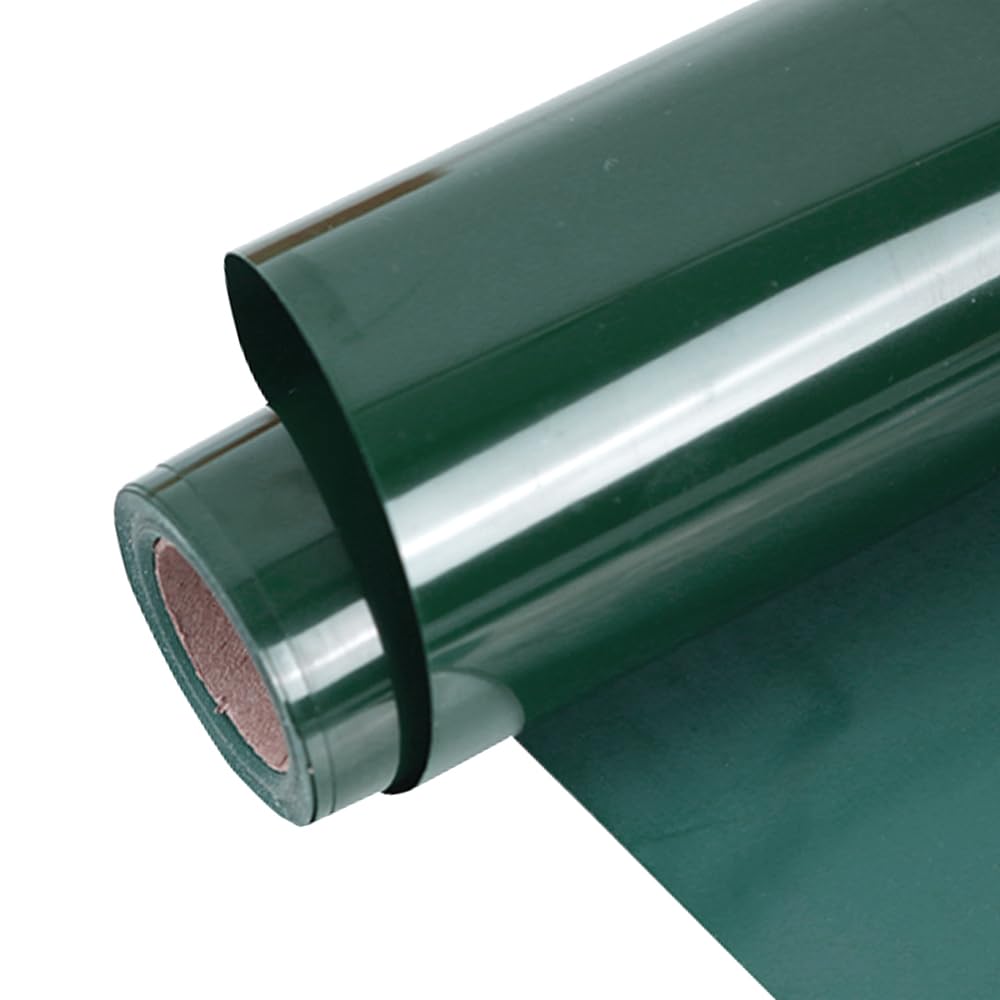 FUNKAKA Heat Transfer Vinyl HTV Rolls, Dark Green 12" x 9ft