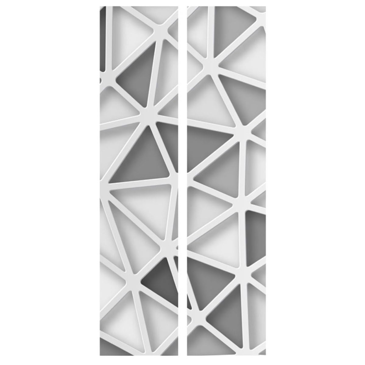 Sticker de porte 3D autocollant masquer défauts et rénover porte sans peindre
