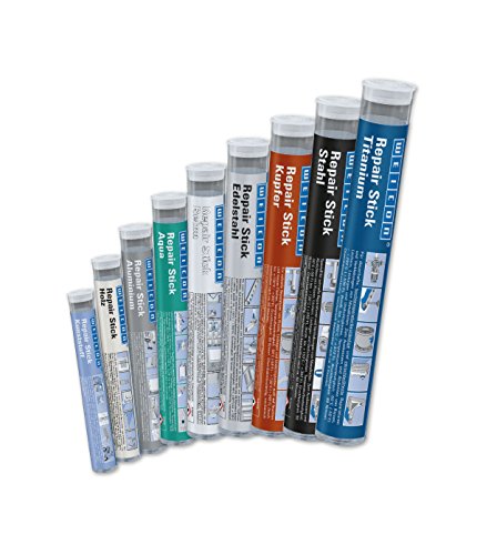 WEICON 10538057 Repair Stick Roestvrij Staal 57 g 2-componenten epoxyhars speciale lijm, Grijs - Afbeelding 5