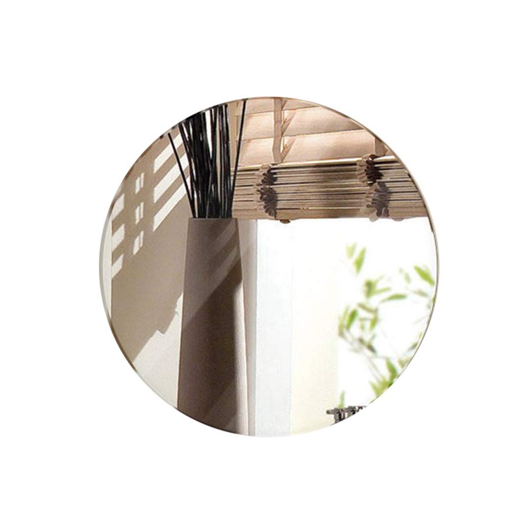 Miroir de salle de bains mural rond pour agrandir les petites toilettes sombres