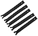 Produktbild LEDUC (Nylon Reißverschlüsse, Kunststoff, schwarz, 18 cm, 5-teilig