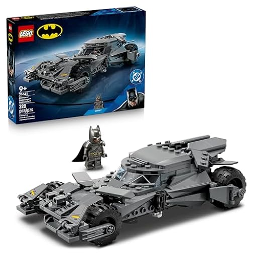 LEGO DC Batmóvil de Batman v Superman - Maqueta de Coche de Juguete y Minifigura Coleccionable de Superhéroe - Regalo de Cumpleaños para Niños de 9+ Años y Adolescentes Fans de la Película 76331 | Ya disponible en tu tienda friki favorita! En mundofriki.es!