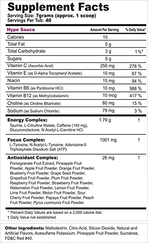 G Fuel Sour Blue Chug Rug & Raspberry Lemonade Hype Sauce Elite Energy Powder (2 Tub Bundle) #TOP4
