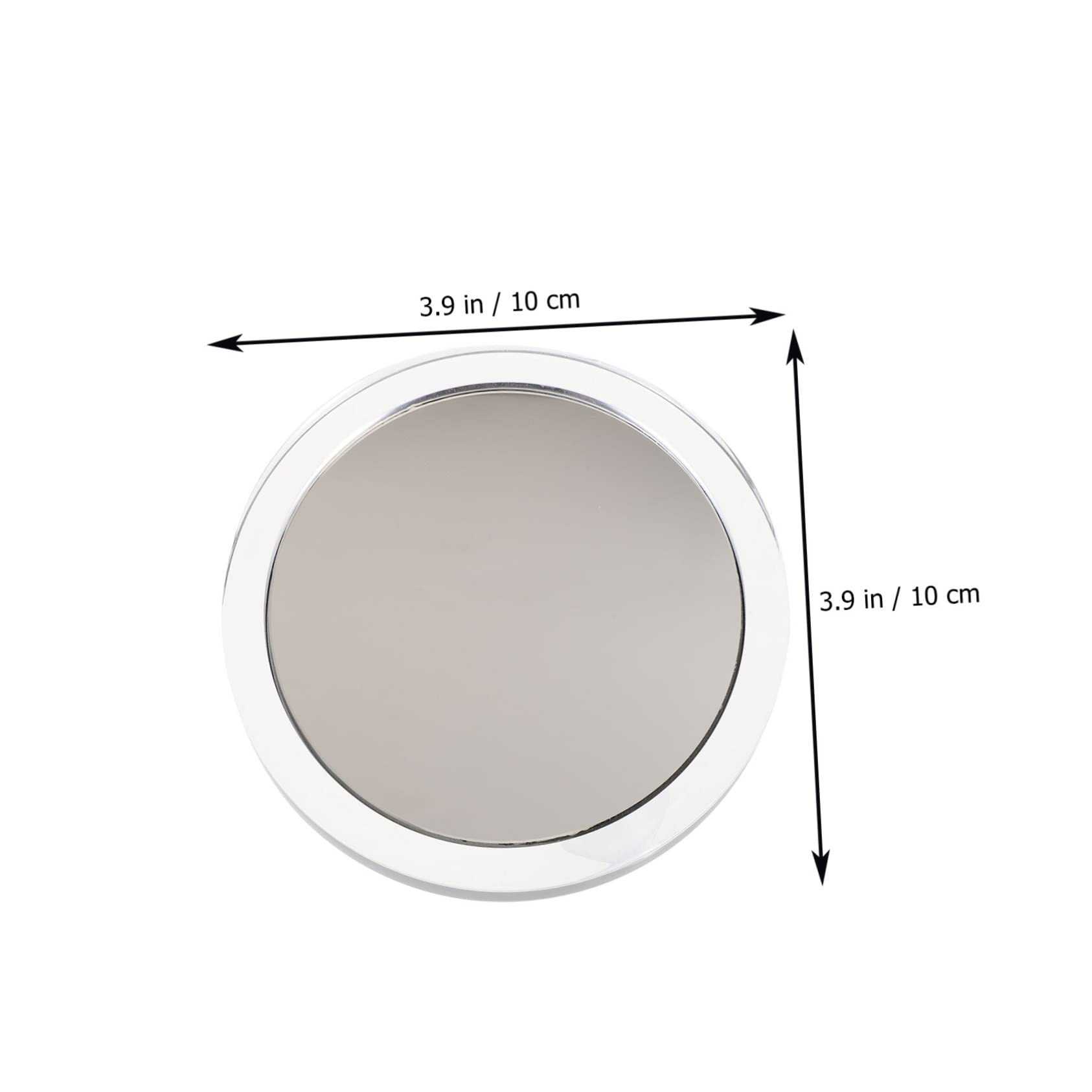 FRCOLOR 4 Espejos de Maquillaje con Ventosa para Mujer, Espejo de Maquillaje, Espejo de baño, Espejo de Aumento, Espejo de 20 aumentos, práctico Lupa de Afeitar, Viajes