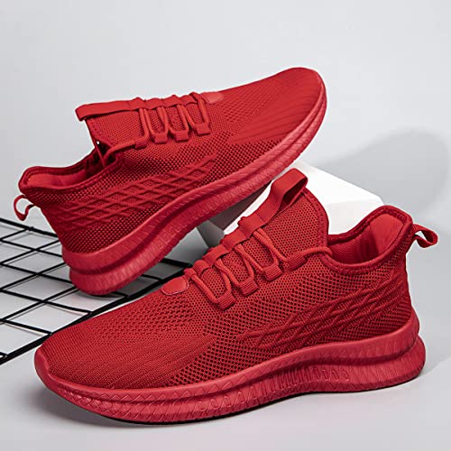 Image of Women's Tennis Running Walking Shoes Slip on Casual Non Slip Athletic Workout Gym Sneakers Fashion Lightweight Breathable Mesh Jogging Work Sports Outdoor Shoe