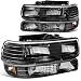 DNA Motoring HL-OH-CS99-4P-BK-AB Headlight Assembly, Driver and Passenger Side