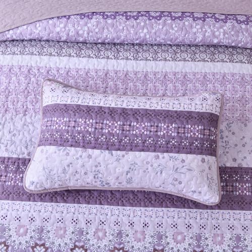 Parure de lit patchwork en microfibre légère haut de gamme - 6