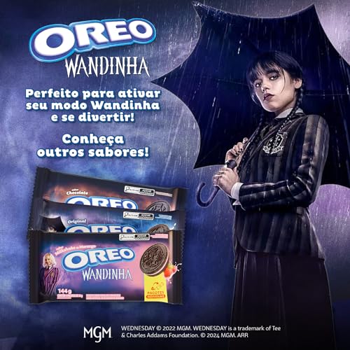 Oreo Biscoito Recheado Milkshake De Morango Multipack 144G