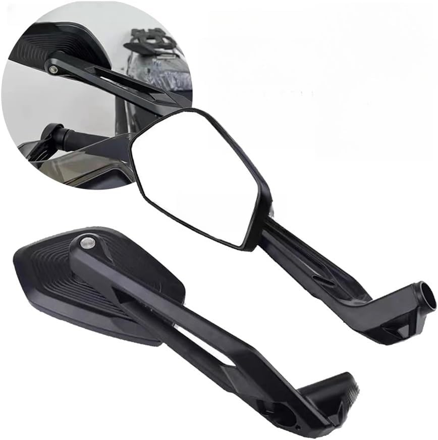 バイクミラー ユーティーヴィ 四輪バギー車 バックミラー 1.75 インチ