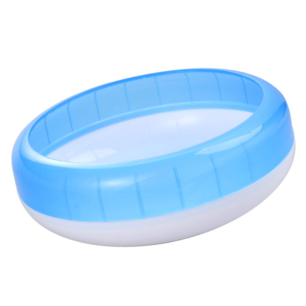 INOOMP 2pezzi Per Criceti Silenziosa e Disco Per Pp Per Criceti Gerbilli e Porcellini Blu